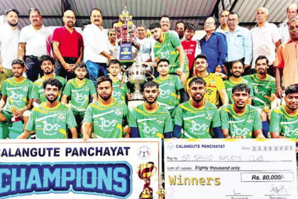 St Savio’s SC Thrash Saligao SC 5-0 to Win Calangute Panchayat Cup