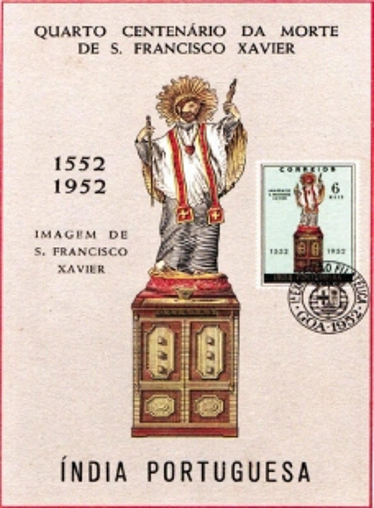 Stamps depict 400 years of Saint Francis Xavier’s journey