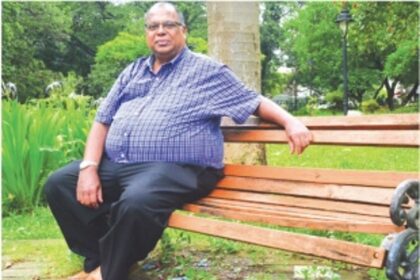 Standing tall with his voice