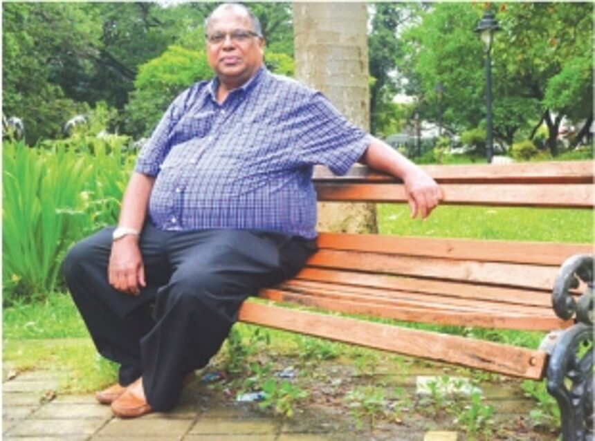 Standing tall with his voice