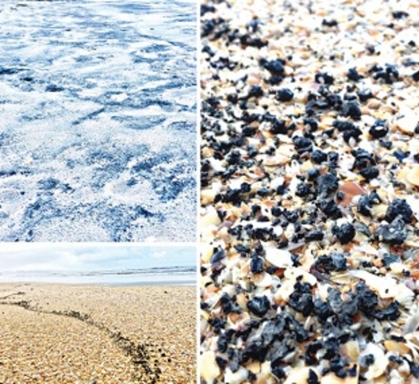 State’s coastline under tarballs’ threat 1 State’s coastline under tarballs’ threat