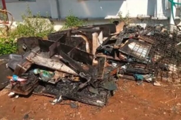 Stationery shop gutted in fire at Margao