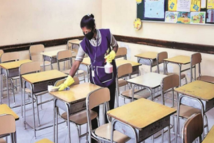 Std VII, VIII classes  begin in physical mode