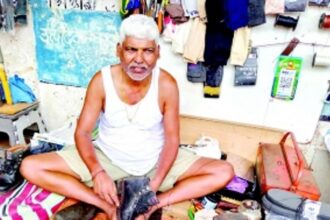 Stepping up: Sudesh Hasotikar is on a mission to elevate the status of cobblers in society