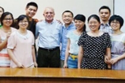 Still stimulating brains at eighty