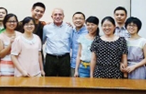 Still stimulating brains at eighty