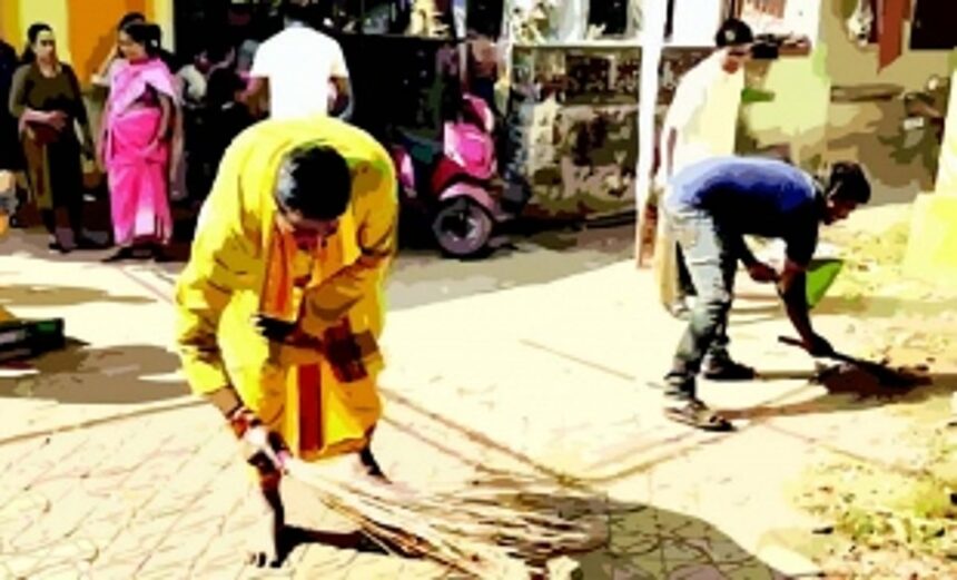 Stop doing drama over temple cleaning: Ponda resiadents tell politicians 1 Stop doing drama over temple cleaning: Ponda resiadents tell politicians