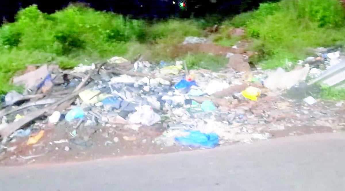 Stop dumping garbage along NH
