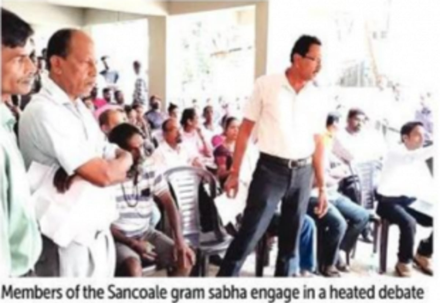 Stormy scenes at Sancoale GS as villagers allege corruption in waste management