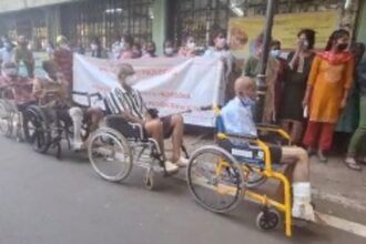 Street Providence NGO Stages Protest Demanding Adequate Medical Facilities