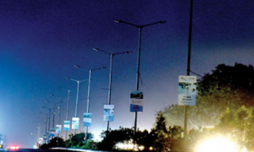 Street lighting in Panjim erratic