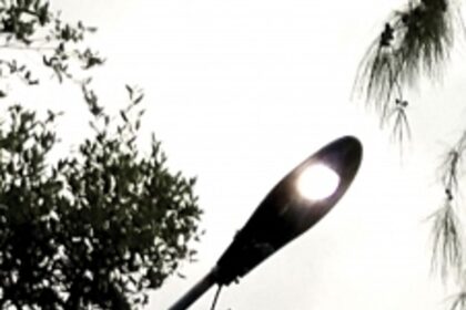 Streetlight fixtures repaired