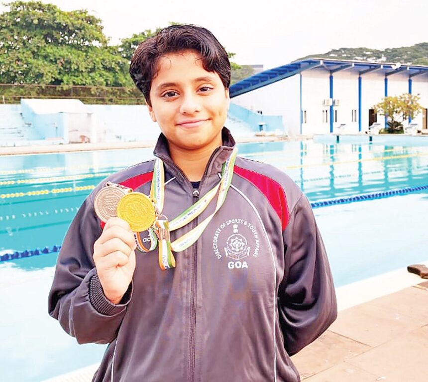 Stroke of fate 10 yrs ago gives Goa new swimming champ 1 Stroke of fate 10 yrs ago gives Goa new swimming champ