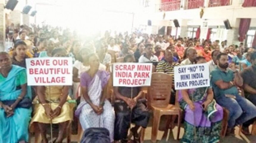 Strong objection to proposed Mini India Park at Quelossim
