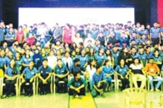 Student buddies of Vibrant Goa felicitated