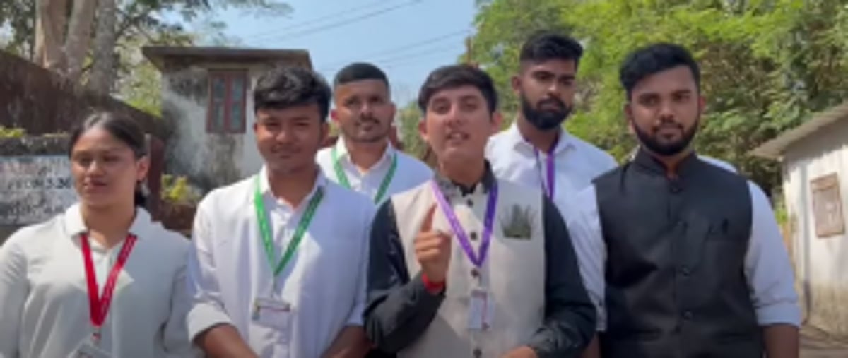 Students Council  inducted at  St Xavier’s college