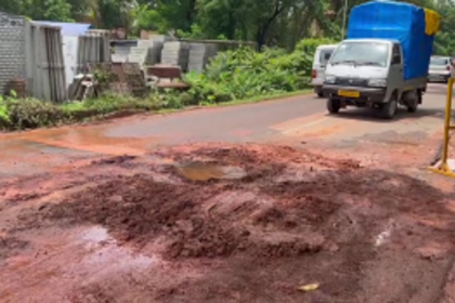 Substandard Work of Curchorem Roads Sparks Concerns; Locals Demand Action
