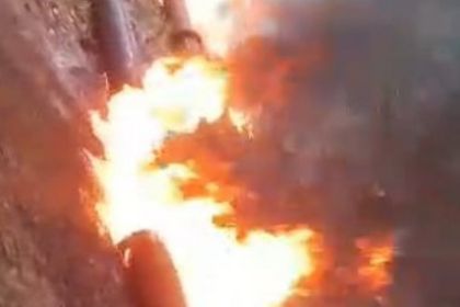 Surla Water Pipeline Set on Fire Again, Farmers Demand Probe Into Sabotage