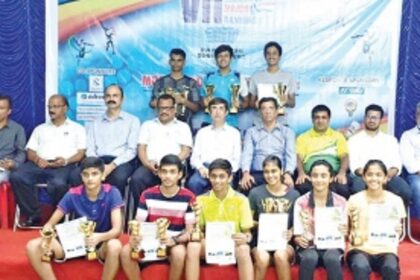 Sushil, Lydia reign supreme at State Jr Badminton C’Ship