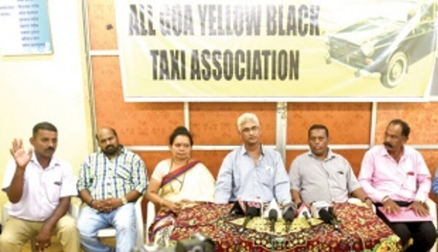 Suspend GoaMiles cab service: yellow-black taxi owners 1 Suspend GoaMiles cab service: yellow-black taxi owners