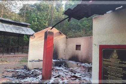 Suspicious Fire Breaks Out at Crematorium in Mirabag, Sanvordem; Investigation Underway