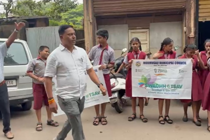 Swachhata Hi Seva 2025: Mormugao Schools, MMC Team Up for Cleanliness Drive