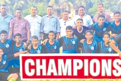 Swiden ’tricks as SCC Loutulim emerge
South Goa GFA U-15 Div II League champs