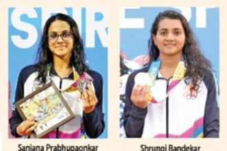 Swimmers Shrungi, Sanjana add  two bronze medals to Goa’s tally