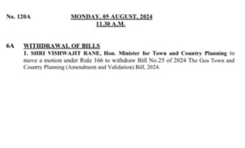 TCP Minister withdraws controversial TCP Amendment Bill; Vijai demands new RP