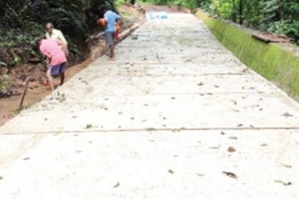 THE ROAD TO CIVILISATION: Finally delivered at Salgini