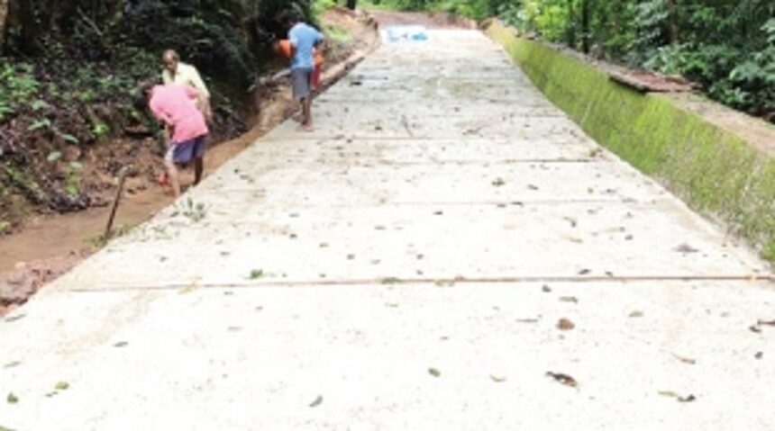 THE ROAD TO CIVILISATION: Finally delivered at Salgini