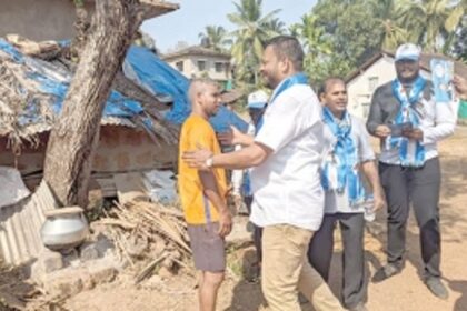 TMC’s Nuvem candidate Cabral assures laptops, dongles to Suddovi villagers once in power