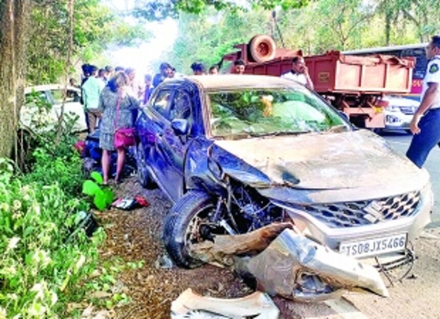 TRAGIC TUESDAY: Eight vehicles involved in three accidents 1 TRAGIC TUESDAY: Eight vehicles involved in three accidents