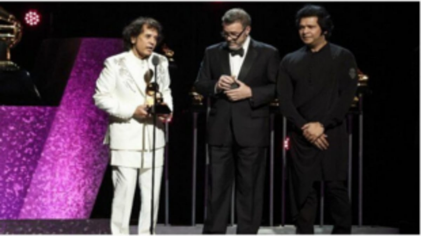 Tabla Maestro Zakir Hussain Sweeps Three Awards at 66th Grammy Awards 1 Tabla Maestro Zakir Hussain Sweeps Three Awards at 66th Grammy Awards