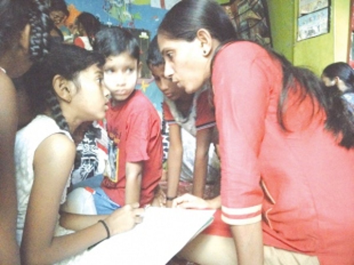 Taking books  to the doorsteps  of children!
