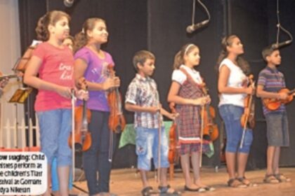 Taking the stage is child's play