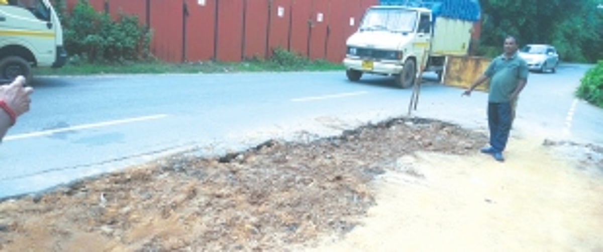Talaulim, Kavlem locals call for road repair before Chaturthi to ensure safety of motorists