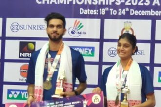 Tanisha Crasto wins Gold at Senior Nat Badminton