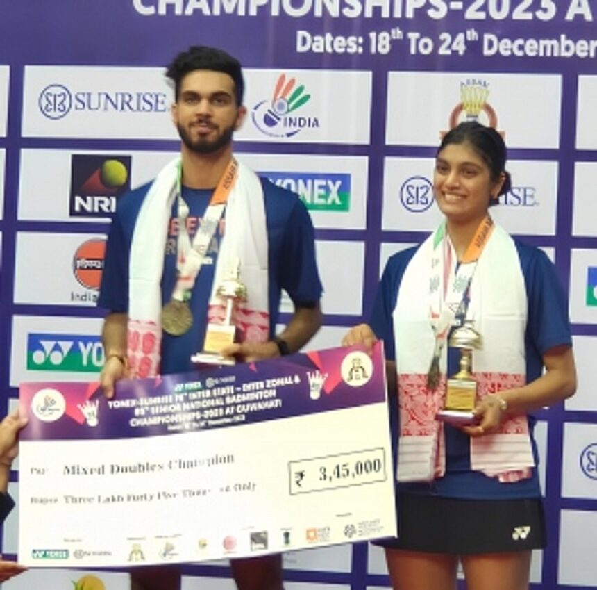 Tanisha Crasto wins Gold at Senior Nat Badminton