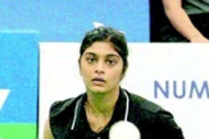 Tanisha in India badminton team  for Paris Olympics