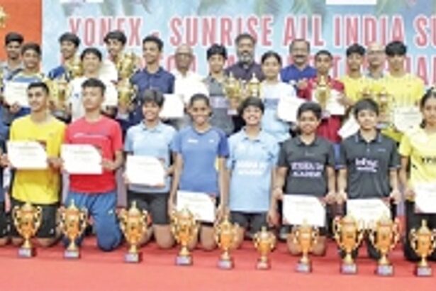Tanvi wins twin titles; Shashank, Gnana win boys singles titles