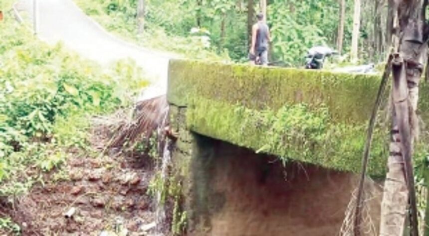 Tarimol villagers call for urgent repair of neglected culvert 1 Tarimol villagers call for urgent repair of neglected culvert
