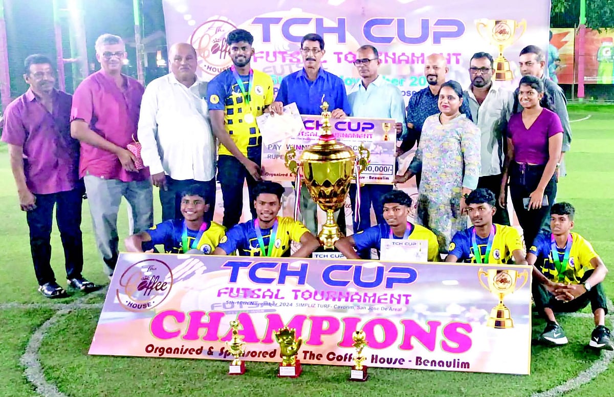 Team SCR emerge champions in
TCH Cup futsal tournament