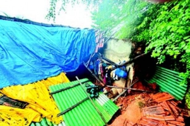 Teen killed, father injured in house wall collapse at Fatorda