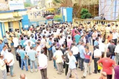 Tempers run high as dy collector  evicts protesting workers from WISL