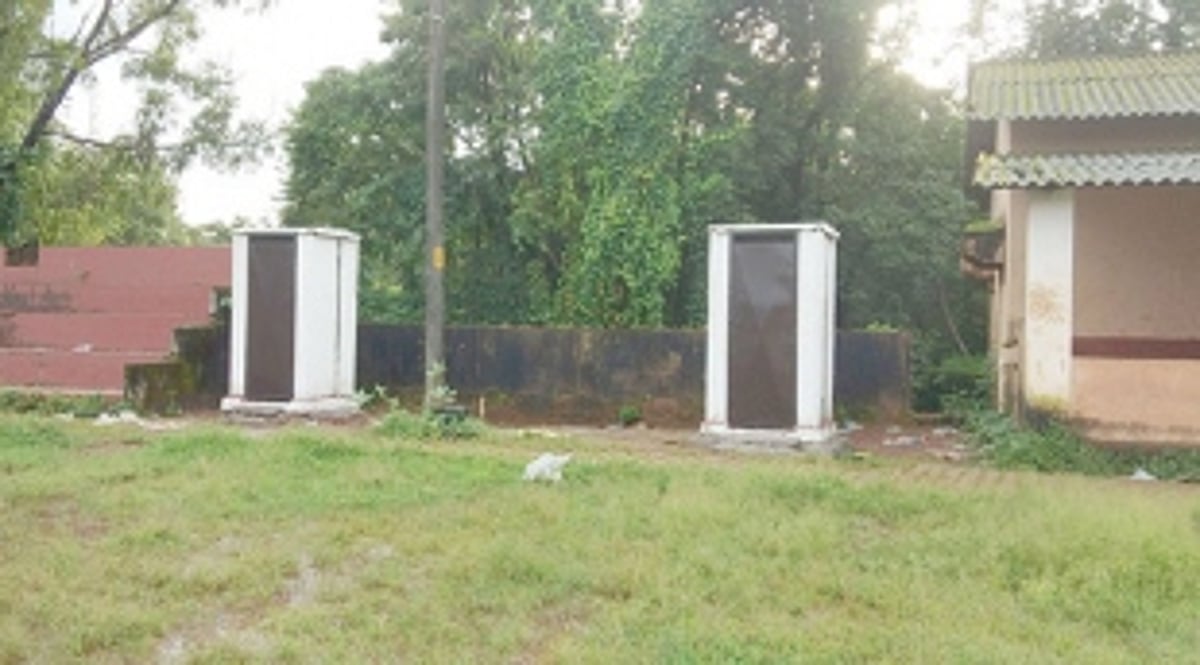 Temporary toilets provided to achieve 100%  ODF in Curchorem and Quepem constituencies