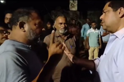 Tense Exchange Between Curtorim MLA Reginaldo Lourenco and Locals Over Sonsodo Waste Spillage
