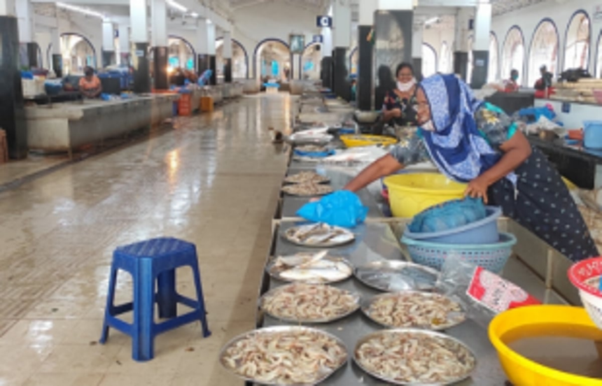 Tension at Margao wholesale market as fish sold at retail price 1 Tension at Margao wholesale market as fish sold at retail price