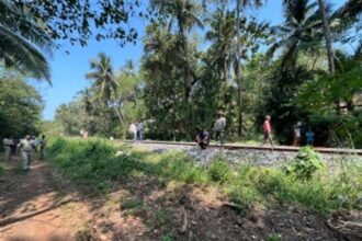 Tensions prevailed in Velsao as RVNL dumps materials into private property