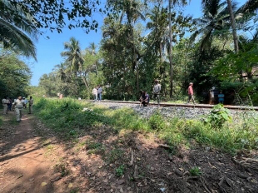 Tensions prevailed in Velsao as RVNL dumps materials into private property 1 Tensions prevailed in Velsao as RVNL dumps materials into private property